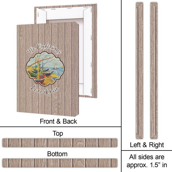 Lake House 20x30 - Canvas Print - Approval