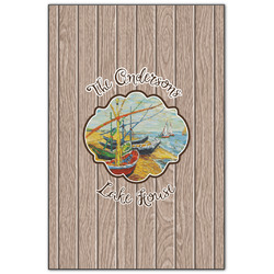 Lake House Wood Print - 20x30 (Personalized)