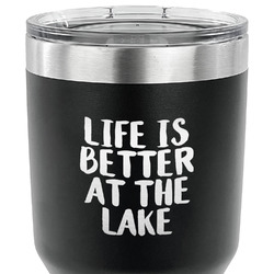 Lake House 30 oz Stainless Steel Tumbler (Personalized)