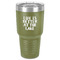 Lake House 30 oz Stainless Steel Ringneck Tumbler - Olive - Front