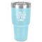 Lake House 30 oz Stainless Steel Ringneck Tumbler - Teal - Front