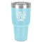 Lake House 30 oz Stainless Steel Tumbler - Teal - Single-Sided (Personalized)