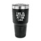 Lake House 30 oz Stainless Steel Ringneck Tumblers - Black - FRONT