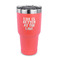 Lake House 30 oz Stainless Steel Ringneck Tumblers - Coral - FRONT