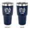 Lake House 30 oz Stainless Steel Tumbler - Navy - Double Sided (Personalized)