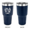 Lake House 30 oz Stainless Steel Ringneck Tumblers - Navy - Single Sided - APPROVAL