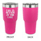 Lake House 30 oz Stainless Steel Ringneck Tumblers - Pink - Single Sided - APPROVAL