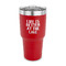 Lake House 30 oz Stainless Steel Tumbler - Red - Single Sided (Personalized)