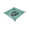 Lake House 6" x 6" Teal Leatherette Snap Up Tray - CHILD MAIN