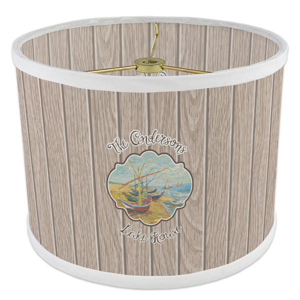 Lake House 8" Drum Lampshade - ANGLE Poly-Film