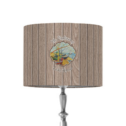 Lake House 8" Drum Lamp Shade - Fabric (Personalized)