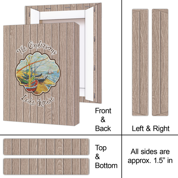 Lake House 8x10 - Canvas Print - Approval