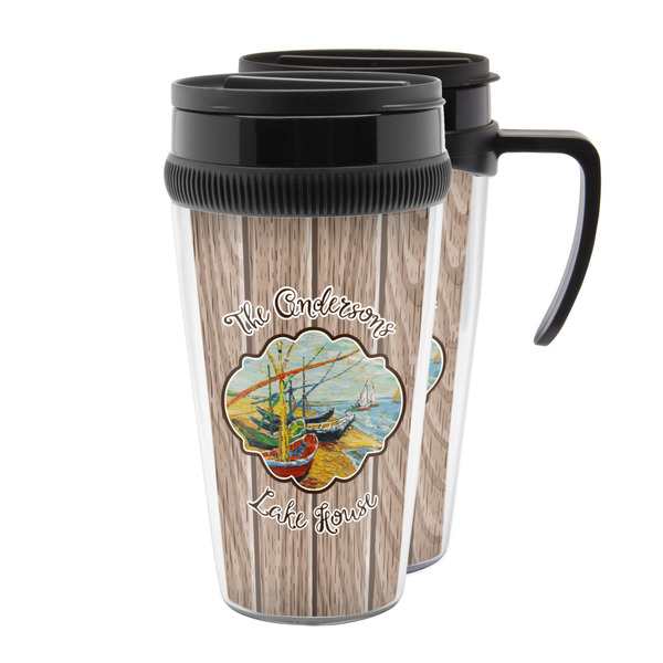 Custom Lake House Acrylic Travel Mug (Personalized)