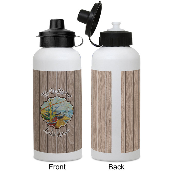 Lake House Aluminum Water Bottle - White APPROVAL