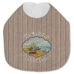 Lake House Jersey Knit Baby Bib w/ Name or Text