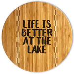 Lake House Bamboo Cutting Board (Personalized)