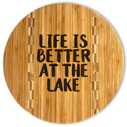 Lake House Bamboo Cutting Board (Personalized)