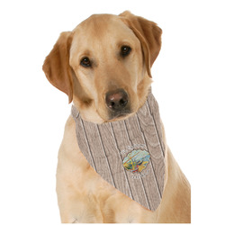Lake House Dog Bandana Scarf w/ Name or Text