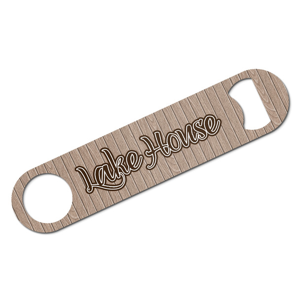 Custom Lake House Bar Bottle Opener w/ Name or Text