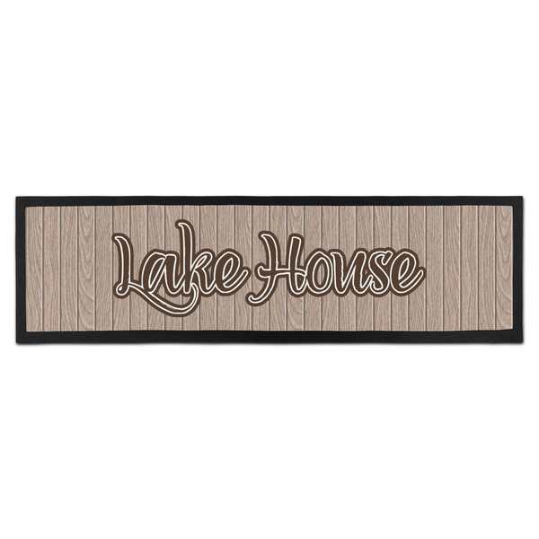 Custom Lake House Bar Mat - Large (Personalized)