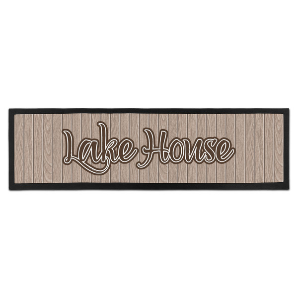 Custom Lake House Bar Mat - Large (Personalized)