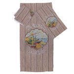 Lake House Bath Towel Set - 3 Pcs (Personalized)