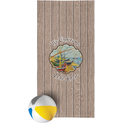 Lake House Beach Towel (Personalized)