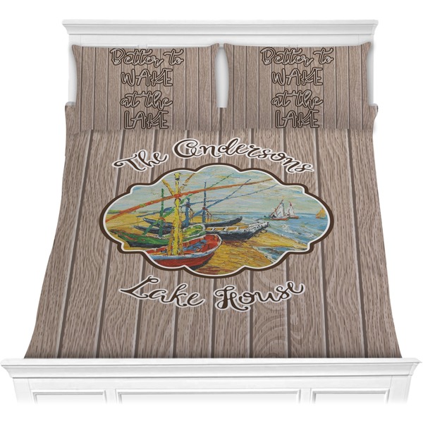 Custom Lake House Comforter Set - Full / Queen (Personalized)