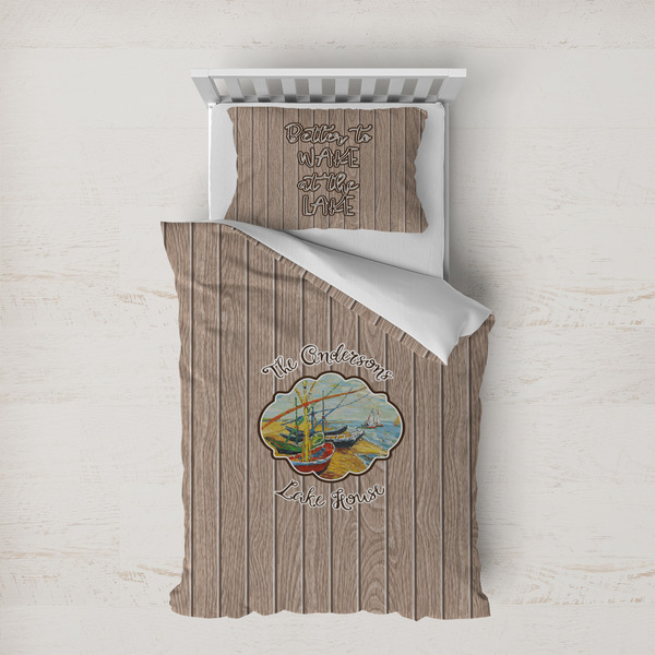 Custom Lake House Duvet Cover Set - Twin XL (Personalized)