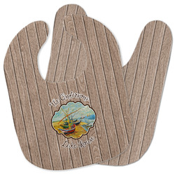 Lake House Baby Bib w/ Name or Text