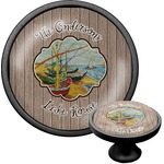 Lake House Cabinet Knob (Black) (Personalized)