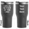 Lake House Black RTIC Tumbler - Front and Back
