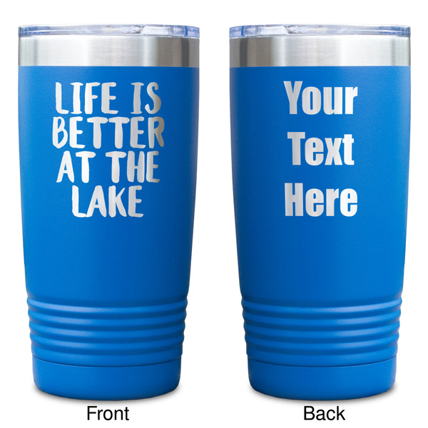Lake House Blue Polar Camel Tumbler - 20oz - Double Sided - Approval