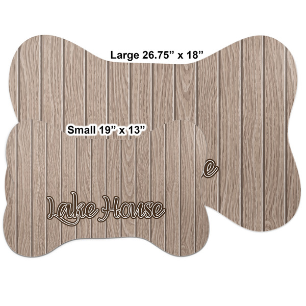 Lake House Bone Shaped Mat Comparison