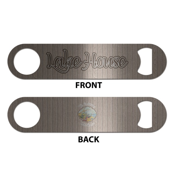 Lake House Bottle Opener - Front & Back