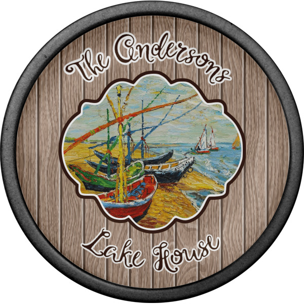 Lake House Cabinet Knob - Black - Front