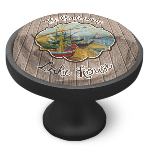 Lake House Cabinet Knob - Black - Side