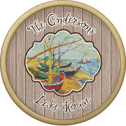 Lake House Cabinet Knob - Gold (Personalized)