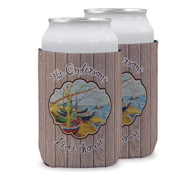 Custom Lake House Can Cooler (12 oz) w/ Name or Text