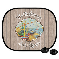 Lake House Car Side Window Sun Shade (Personalized)