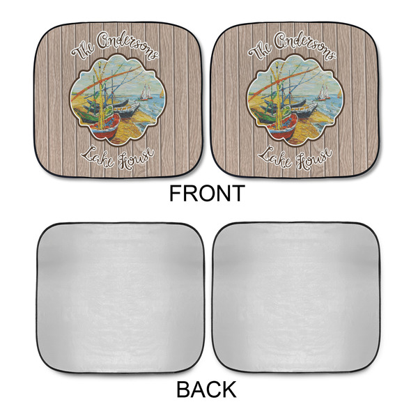 Lake House Car Sun Shades - APPROVAL