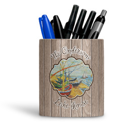 Lake House Ceramic Pen Holder