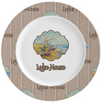 Lake House Ceramic Dinner Plates (Set of 4) (Personalized)