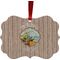 Lake House Christmas Ornament (Front View)