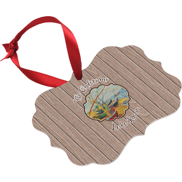 Lake House Christmas Ornament