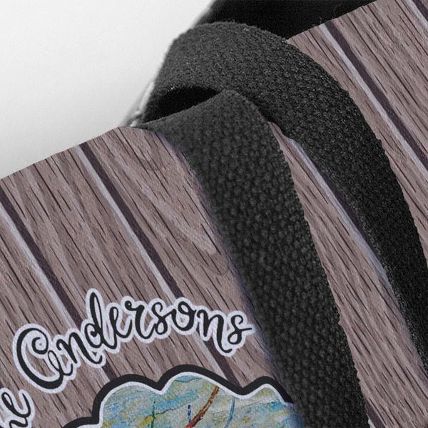 Lake House Closeup of Tote w/Black Handles