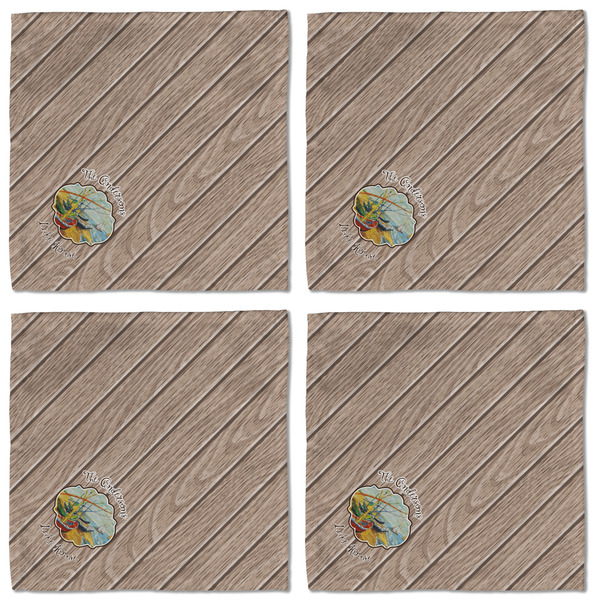 Lake House Cloth Napkins - Personalized Lunch (APPROVAL) Set of 4