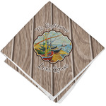 Lake House Cloth Cocktail Napkin - Single w/ Name or Text