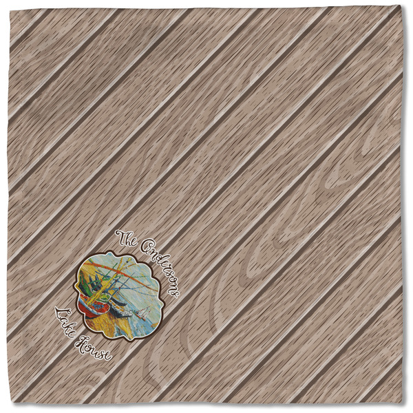 Lake House Cloth Napkins - Personalized Lunch (Single Full Open)