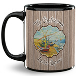 Lake House 11 Oz Coffee Mug - Black (Personalized)